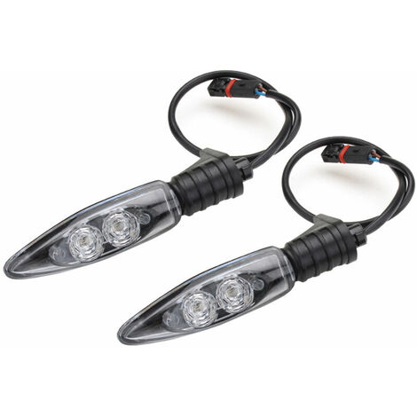 Lot de 4 12V Mini LED Moto Clignotant Lumière Clignotant Pour Moto Scooter  LBTN