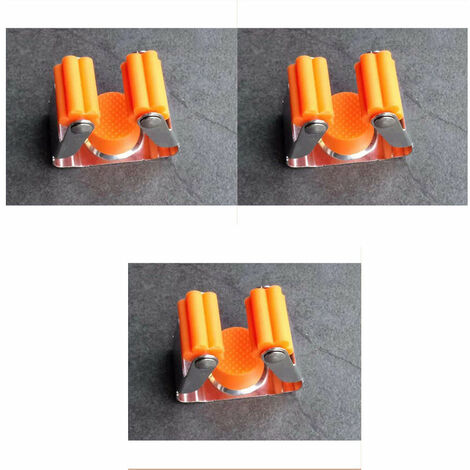 Pack de 3 barres magnétiques porte outils - jusqu'à 15 kg - orange