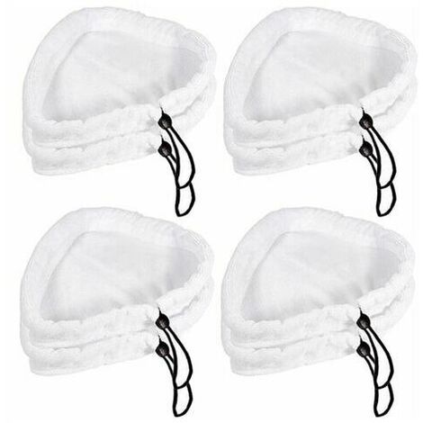 6pcs Réutilisable Microfibre H2o Vapeur Vadrouille Tampons de