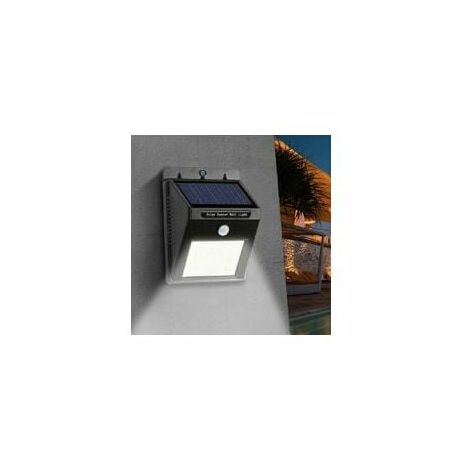Colter M Lampe solaire LED 40W télécommande et capteur de mouvement