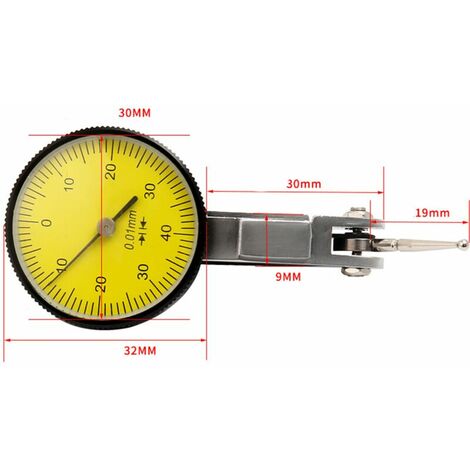 0-10mm / 30mm Cadran Indicateur De Précision Comparateur Cadran