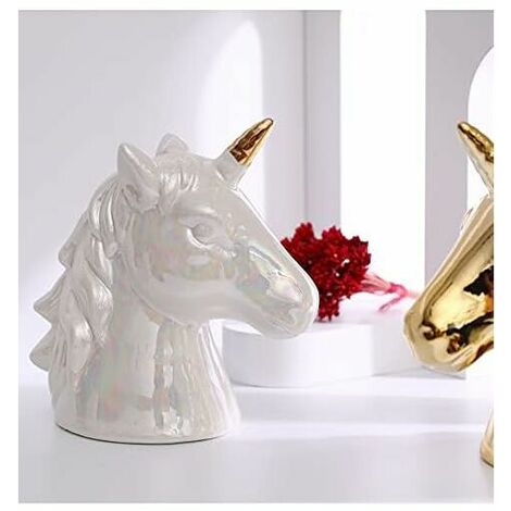 Objets décoratifs,Tirelire licorne en résine pour enfants filles