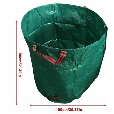 3x120L Sacs de Jardin de Jardinage-Réutilisable Sacs de Déchets de