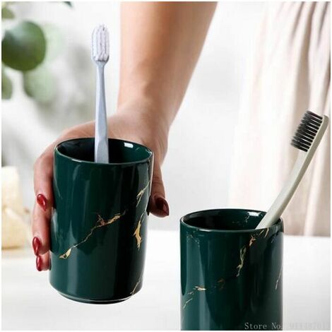 Gobelet de salle de bain tasse de brosse à dents moderne incassable pour  les