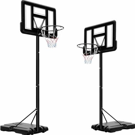 Panier de Basket Exterieur - Hauteur Réglable de 1,35 à 3,05m - Panier de  Basket Enfant et Adulte - Panier de Basket sur Pied - Cdiscount Sport
