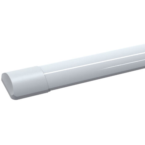 Silumen – Réglette LED 150cm 50W IP40 – 6000 lumens blanc froid – Aluminium et PVC – Montage rapide pour bureaux et ateliers