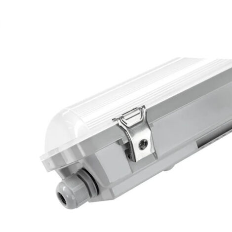 Kit de Réglette LED IP65 + Tube Néon LED 150cm T8 22W - Unité / Blanc Neutre  - SILUMEN