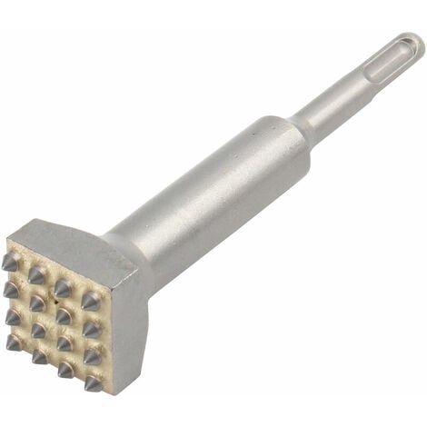 Bohrhammer – Meißel, elektrischer Hammermeißel für Oberflächenrauheit, Schlaghammer, Meißelwerkzeug für Betonwände, Keramikfliesen, Silber