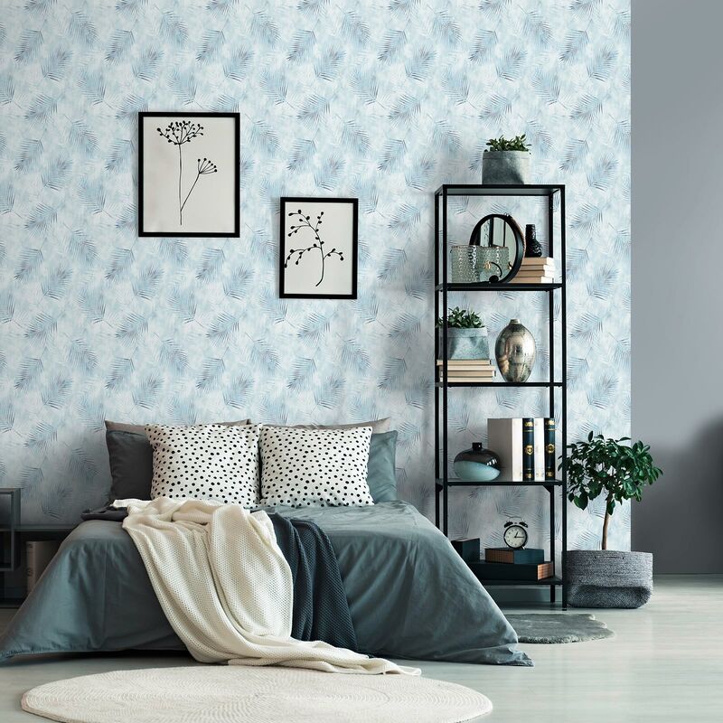 Soubassement, Papier Peint Panoramique Boiseries, Motif Feuille Tropicale, Jungle, 75 Cm X 200 Cm | Wall Sweet Home