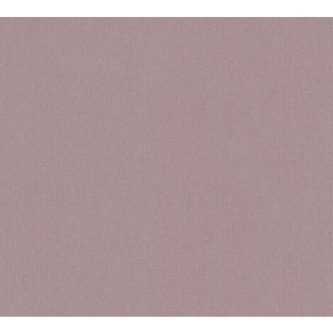 Papier peint violet lavable idéal pour chambre adulte Tapisserie murale unie intissée Papiers peints violets effet textile (1/4)