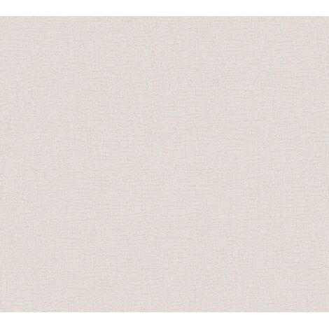 Papier peint beige pour chambre Tapisserie couleur claire texturée pour salon Papier peint uni idéal couloir et bureau (1/5)