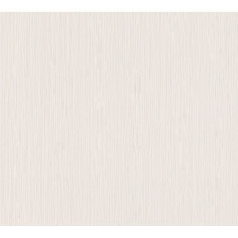 Papier peint beige rayures fines Tapisserie beige crème intissée chambre adulte Papier peint lavable idéal couloir et bureau