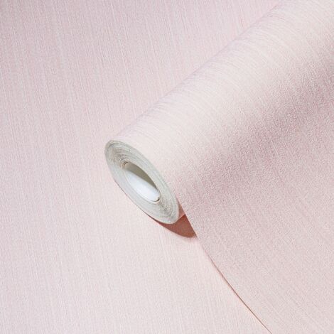 Papier peint rose uni Papier peint intissé pour chambre de bébé et chambre en rose clair avec vinyle