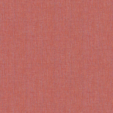 Papier peint intissé orange effet textile Tapisserie unie pour salle de bain & cuisine Papier peint uni orange rouge pour couloir