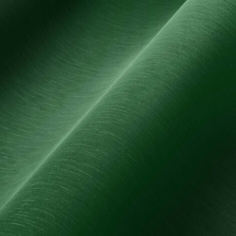 Papier peint intissé vert foncé Tapisserie effet textile gaufrage Papier peint minimaliste rayures verticales idéal pour chambre (1/3)