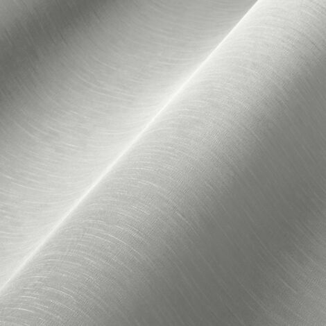 Papier peint intissé gris clair Tapisserie effet textile gaufrage Papier peint minimaliste rayures verticales idéal pour bureau (1/3)