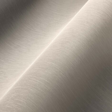 Papier peint intissé gris brun Tapisserie effet textile gaufrage Papier peint minimaliste rayures verticales idéal pour salon (1/3)