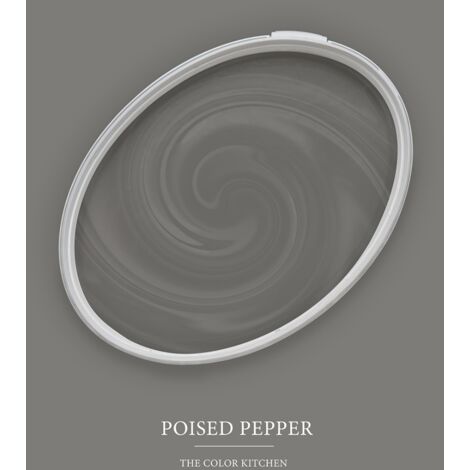 Peinture gris poivre mat moderne et résistante Peinture facile à appliquer Peinture The Color Kitchen TCK1013 2,5L (1/4)