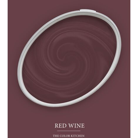 Peinture rouge bordeaux mat moderne et résistante Peinture facile à appliquer Peinture The Color Kitchen TCK7013 2,5L