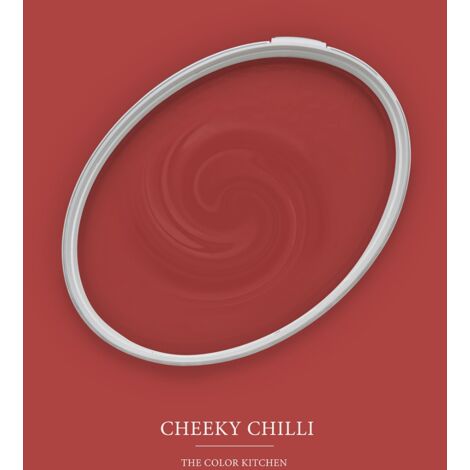 Peinture rouge chili mat moderne et résistante Peinture facile à appliquer Peinture The Color Kitchen TCK7005 2,5L (1/5)