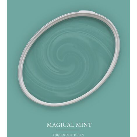 Peinture vert menthe foncé mat moderne et résistante Peinture facile à appliquer Peinture The Color Kitchen TCK3008 2,5L (1/5)