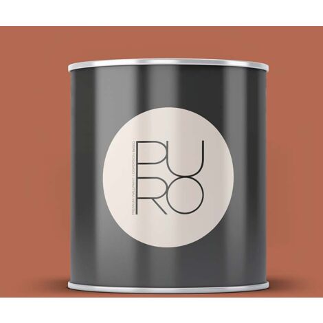 Peinture orange terne mat moderne et résistante Peinture satinée facile à appliquer Peinture PURO Premium C9009 1L (1/4)