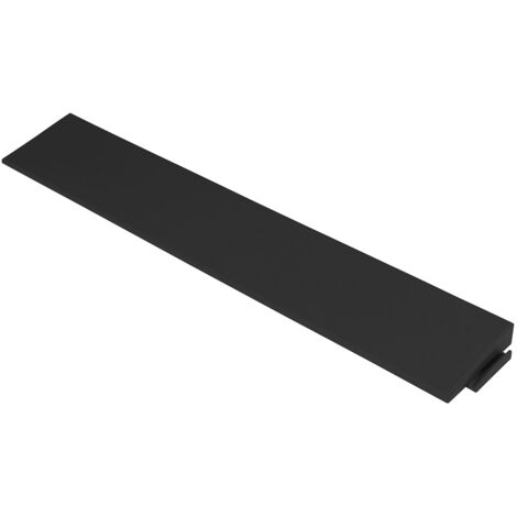 Rampe Clipsable pour Dalle Plastique Noire 12mm - Dimensions 30x5,5 cm - Usage Intensif Extérieur