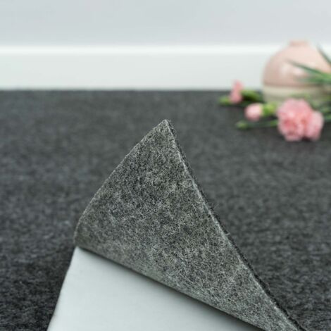 Dalle moquette autocollante anthracite 40 x 40 cm – Facile à poser sans outils – Pour pièces peu fréquentées – Schatex Easy – Bricoflor