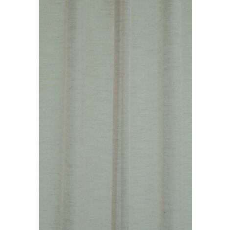 Rideau occultant uni beige 140x245cm polyester passants cachés (1/2)