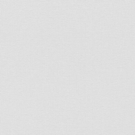 Papier peint intissé uni blanc gris Tapisserie style minimaliste pour couloir Papier peint texturé idéal bureau & plafond (1/4)