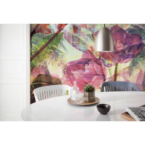 Papier peint panoramique romantique,modern Metropical (1/4)