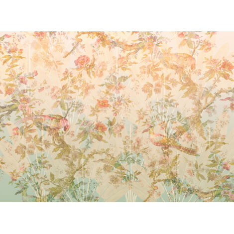 Papier peint panoramique modern,naturel Oiseau de Paradis (1/4)