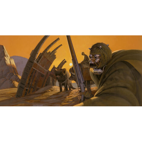 Papier peint panoramique moderne Star Wars Classique RMQ Tusken (1/4)