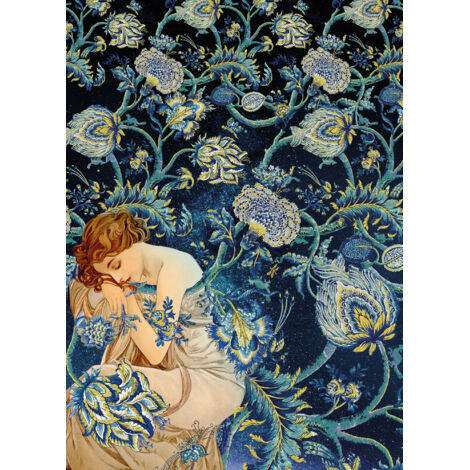 Papier peint panoramique classique Femme d'Or (1/4)