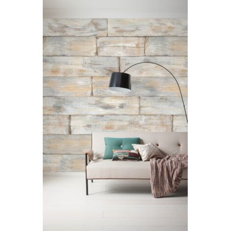 Papier peint panoramique classique,naturel Shabby Chic (1/4)