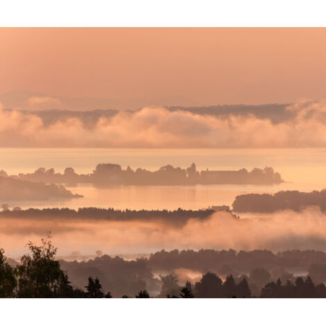 Papier peint panoramique romantique,naturel Chiemsee (1/4)