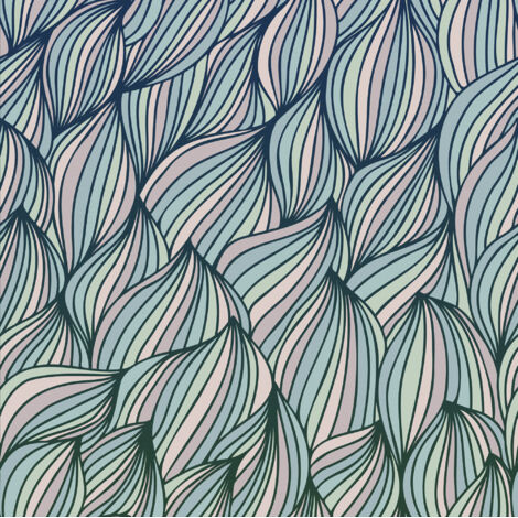 Papier peint panoramique romantique Douces Vagues (1/5)