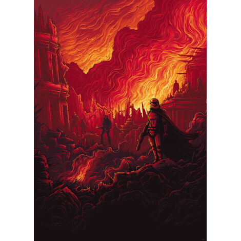 Papier peint panoramique vintage & retro Star Wars Premier Ordre Purge (1/5)