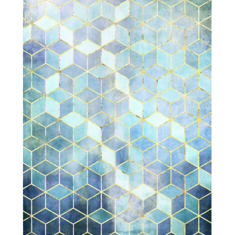 Papier peint panoramique classique,modern Mosaïque Azzuro