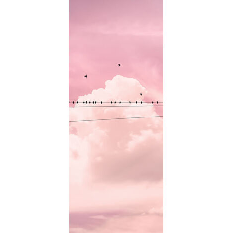 Papier peint panoramique romantique,naturel Panneau Cloud Wire (1/4)