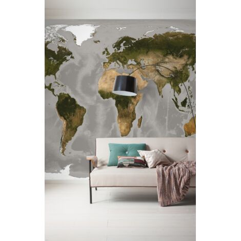 Papier peint panoramique minimaliste,modern Monde (1/4)