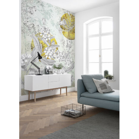 Komar – Papier peint panoramique naturel – Motif paysage immersif – 200 x 280 cm – Papier intissé écologique – Facile à poser et décoller