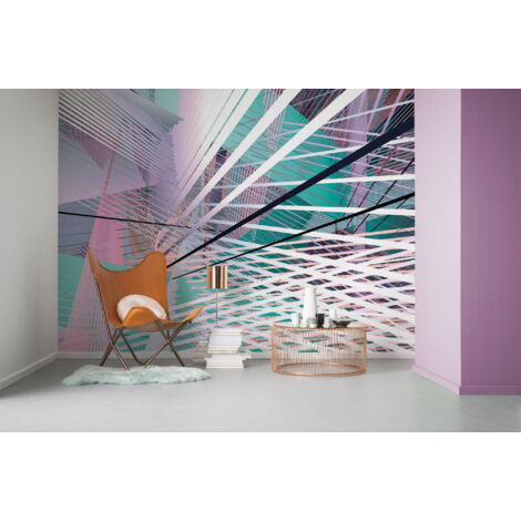 Papier peint panoramique modern Space Grid Printemps (1/4)