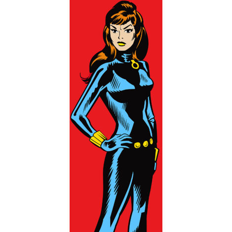 Papier peint panoramique moderne Marvel PowerUp Veuve (1/4)
