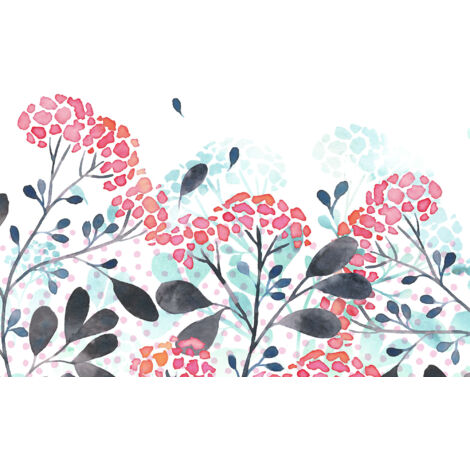 Papier peint panoramique romantique Souffle d’Été (1/4)