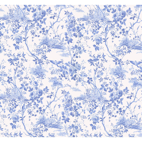 Papier peint panoramique classique Floraison Charmante (1/4)