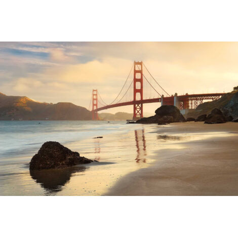 Papier peint panoramique urban Golden Gate (1/4)