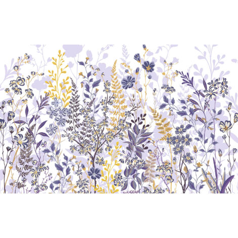 Papier peint panoramique romantique Bloomique (1/4)