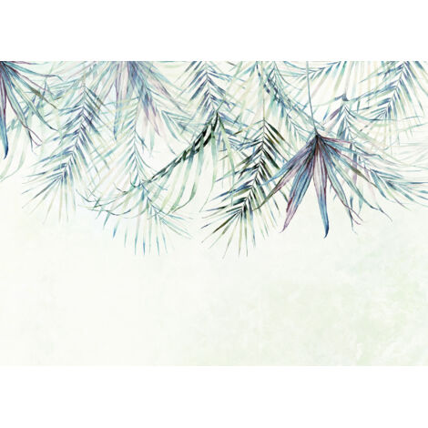 Papier peint panoramique méditerranéen,modern Palm Spring (1/4)