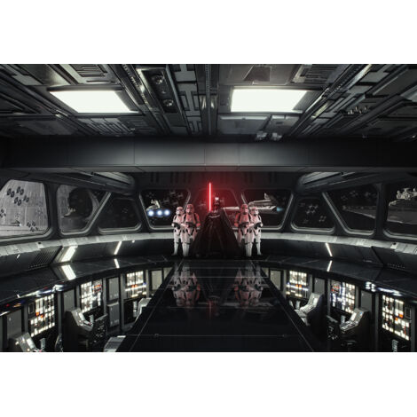 Papier peint panoramique enfant,moderne STAR WARS Destroyer Deck (1/3)